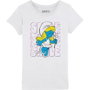 Les Schtroumpfs GISMURFTS008 T-shirt, wit, 10 jaar, Wit, 10 Jaar