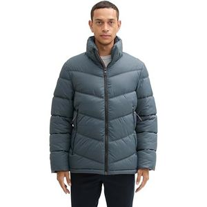 TOM TAILOR Heren 1042207 jas, 27604-Stormy Blue, XXL, 27604 - Stormy Blue, XXL