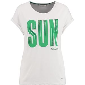 KEYLARGO Summer Round T-shirt voor dames, wit (1000), XS