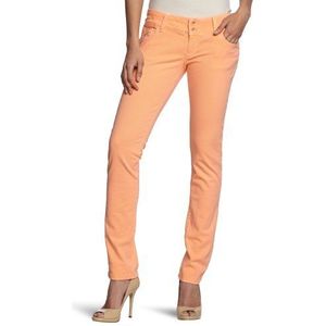 Cross Jeans dames jeans P 481-396 / Melissa Skinny/Slim Fit (buis) normale tailleband, oranje (neon orange), 27W x 32L