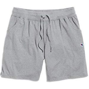 Champion Women's Plus Size Jersey Shorts, Oxford Gray, 3X Large