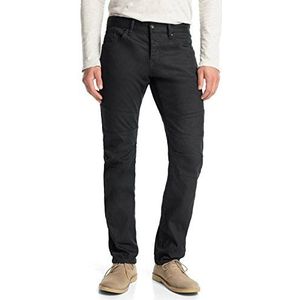 edc by ESPRIT Slim jeans voor heren in 5 pocket-stijl, zwart (C Black Used 990), 36W x 36L