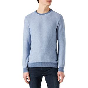 bugatti 7400-35516 Pullover voor heren, lichtblauw, standaard, lichtblauw, L