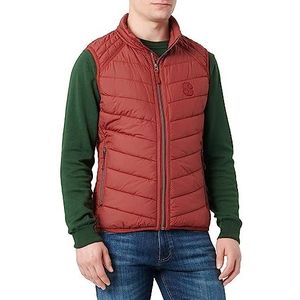 s.Oliver Men's 130.12.208.16.155.2115323 vest mouwloos, donkerrood, S