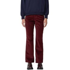 s.Oliver - Ribbroek - Katoenmix - Mid-rise - Normale Pasvorm - Rechte Pijpen