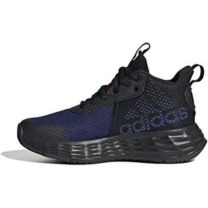 adidas Ownthegame 2.0 K, sneakers voor kinderen, zwart/blauw (Core Black Core Black Victory Blue), 31.5 EU