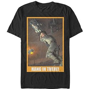 Star Wars: Classic - Hang In There Unisex Crew neck T-Shirt Black M