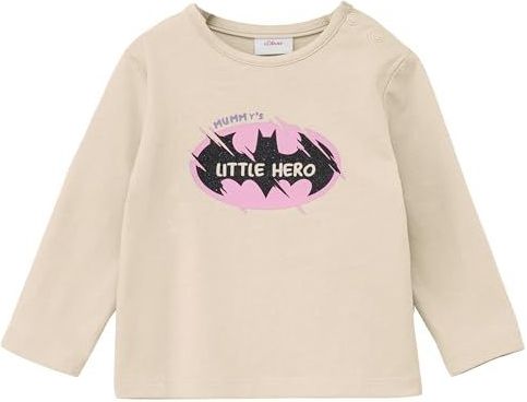 T-shirt - Lange Mouwen - Glitter Batman® Print - 100% Katoen