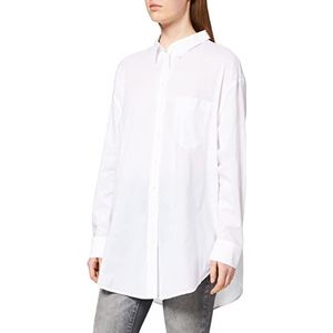 comma Damesblouse met lange mouwen, 0100 wit., 40