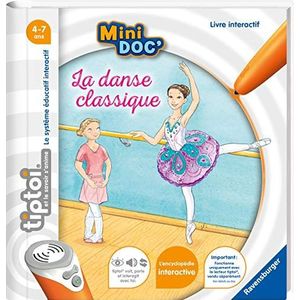 Ravensburger - Tiptoi Mini Doc Interactief boek, de klassieke dans, elektronische educatieve spelletjes zonder scherm in het Frans, kinderen vanaf 4 jaar, 00039