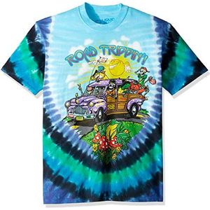 Liquid Blue Road Trippin' T-shirt met korte mouwen, Tie Dye, M