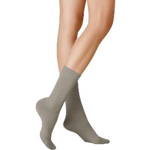 KUNERT Dames sokken Liz drukvrije band, Lichtgrijs 1370, 39-42 EU