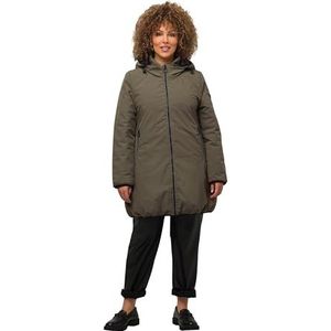 Ulla Popken Hyprar vest voor dames, grijsgroen, 42/44 grote maten