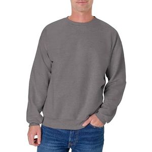 Hanes Men's Ultimate Heavyweight Fleece Sweatshirt, Oxford Gray, Medium
