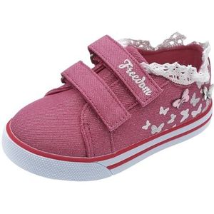 Chicco, Meisjesschoenen, sneakers voor meisjes, met dubbele klittenbandsluiting, schoenen voor meisjes en jongens, gemaakt in Italië, Fuchsia, 24 EU