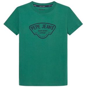 Pepe Jeans Regen T-shirt voor kinderen, groen (Jungle Green), 10 jaar, groen (Jungle Green), 10 jaar