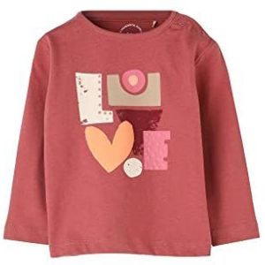 s.Oliver T-shirt voor meisjes en baby's, Rood (Rubinrot), 62