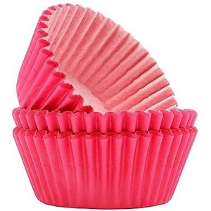 PME Roze papieren cupcake-hoezen, 60 stuks