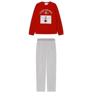 Women'secret Magic Harry Potter Collection pyjama lang, rood, XXL voor dames