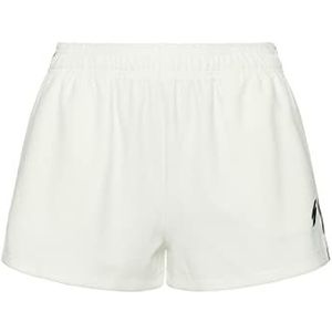 Superdry Code SL velours kort sweatshirt voor dames, Gebroken wit, 32 NL