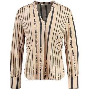 KEYLARGO Damesblouse met V-hals, beige (1004), XS