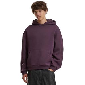 Build Your Brand - Fluffy Hoody - Plumpurple - Casual Hoodie - Heren