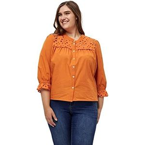 Peppercorn Dames Francina Shirt Curve, Perzik Karamel, 46 NL/Meer