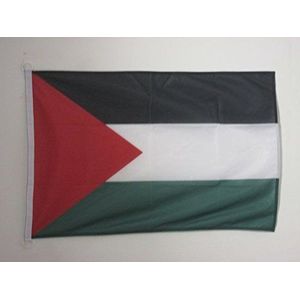 Nautische vlag Palestina 45x30cm - Palestijnse scheepsvlag 30 x 45 cm - AZ VLAG