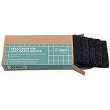 SIGEL BA121 Set van 5 Reserve microfiber strips met klittenband voor SIGEL BA120 schoolbordgum, 13 x 6 cm, zwart