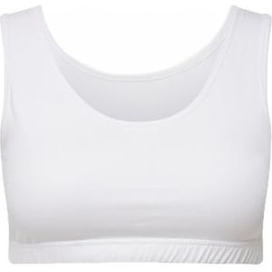 Ulla Popken Bustier T-shirt-beha voor dames, ondoorzichtig, Sneeuwwitje, 16-18