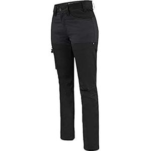 Texstar WP37 dames functionele stretch broek, maat W34/L30, zwart