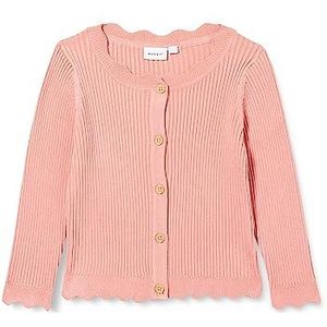 Bestseller A/S NMFJUMILLE LS gebreide card, roze tan, 98, Rose tan., 98 cm