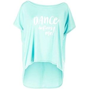 WINSHAPE Dames Ultralicht Modal Shirt MCT017 Defines me, Dance Style, Fitness Vrije Tijd Sport Yoga Workout T, Mint, XL