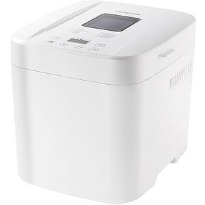 Russell Hobbs Broodbakmachine [12 programma's, 3 bruiningsniveaus] Compact (timer, 750 g & 1 kg, warmhoudfunctie, bakvorm met antiaanbaklaag, ook geschikt voor jam en cake) 27260-56