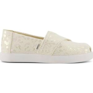 TOMS Alpargata klassieke instapper espadrille voor meisjes, natuurlijk, 9 UK Child
