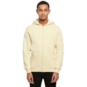 Build your Brand Heavy Zip Hoody BY012 - SOFT YELLOW