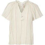 VERO MODA - Vmkaya S/S V-Neck WVN Btq Top - Veelkleurig - Dames