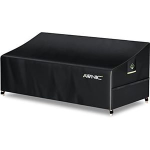 AWNIC cover voor 3 zits loungebank Outdoor rotan sofa beschermhoes voor tuinbank Waterdicht 420D Polyester 220x85x61/71cm