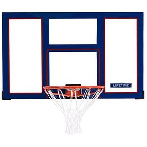 Lifetime 92406 Basketbalkorf voor buiten, zeer robuust, tafelblad en ring, 121 x 5 x 75,5 cm, geïntegreerd Slam-It®-systeem voor maximale duurzaamheid