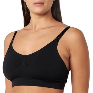 Noppies Hura Seamless Sensil® Nursing Bra, Black - P090, XS/S