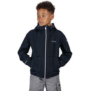 Haskel gevoerde waterdichte shelljas met capuchon en zakken met rits