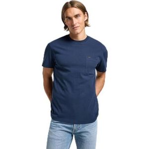 Lee Relaxed Pocket Tee, Mood Indigo, L