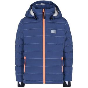 Lego Wear Winterjas voor meisjes, gewatteerd, winddicht, warm jack, Donker Paars, 134 cm