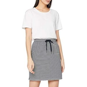 People Tree Dames Streep Rok, marineblauw, 34 NL