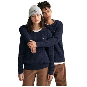 Gant - 984047 Shield Teens - Gebreide Trui - Marine - Katoen