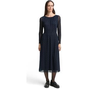 TOM TAILOR Damesjurk, 39036 - Small Blue Wave Print, 36