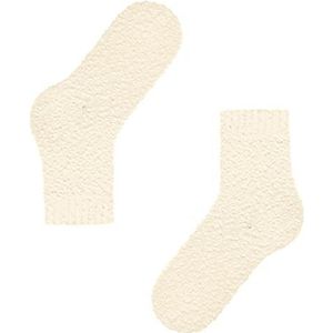 FALKE Seashell Damessokken, duurzaam biologisch katoen, halfhoog zonder patroon, 1 paar sokken, wit (off-white 2041), 39-42