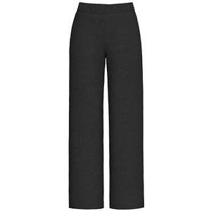 s.Oliver BLACK LABEL - Casual Broek - Zwart - Straight Fit - Regular Waist
