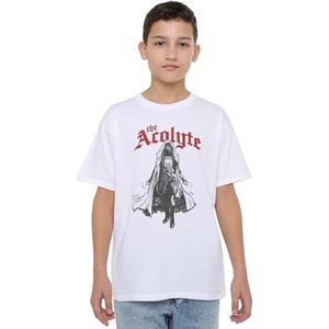 Star Wars The Acolyte High Republic Dark Side Unisex Kids T-shirt, wit, 12-13 jaar, Wit, 12-13 jaar