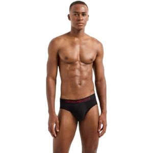 EMPORIO ARMANI Slips voor heren, Afdrukken Liefde/Zwart, XXL